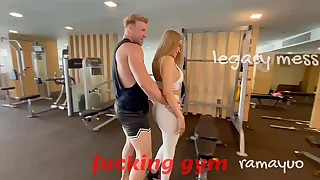 LEGACY MESS&colon; Fucking Exercises  with Blonde Shrew  Shemale Sara  &comma; obese cock  deep anal&period; P1